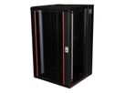 ROLINE 19" Boîtier mural Pro 20U, 600x600 LxP pivotant en 2 parties noir