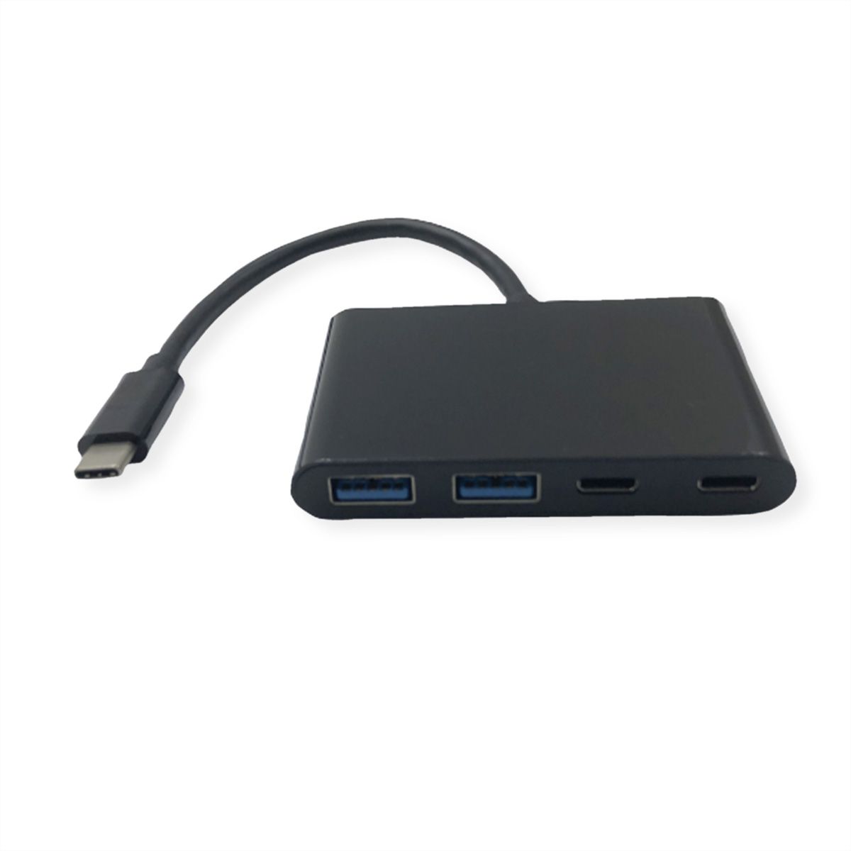 VALUE Hub USB 3.2 Gen 2, 4 ports (2x A+ 2x C), prise type C