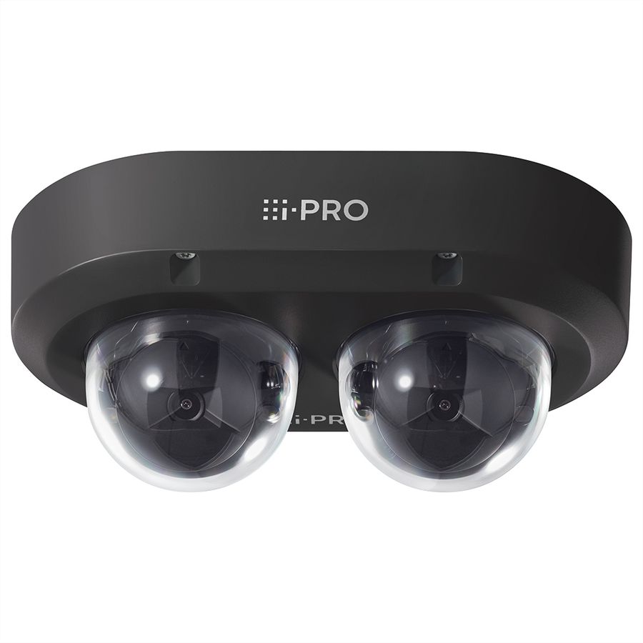 I-PRO WV-S85702-F3L Caméra multi-capteurs 2x 8 MP, 104°, IR-LED 40m, noir