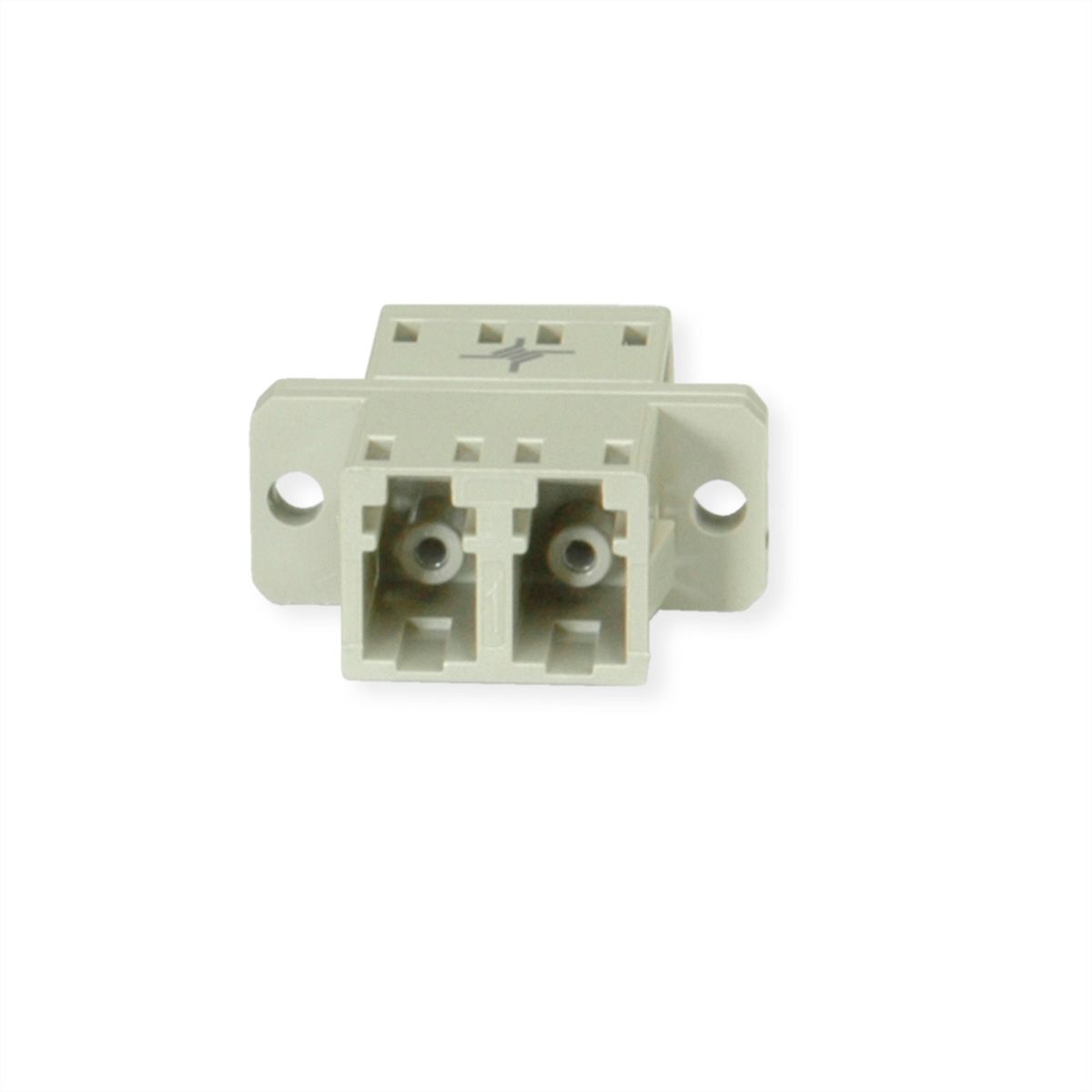 TELEGÄRTNER Coupleur LD Duplex, Multimode, Manchon en céramique, boîtier en plastique, beige, Z77