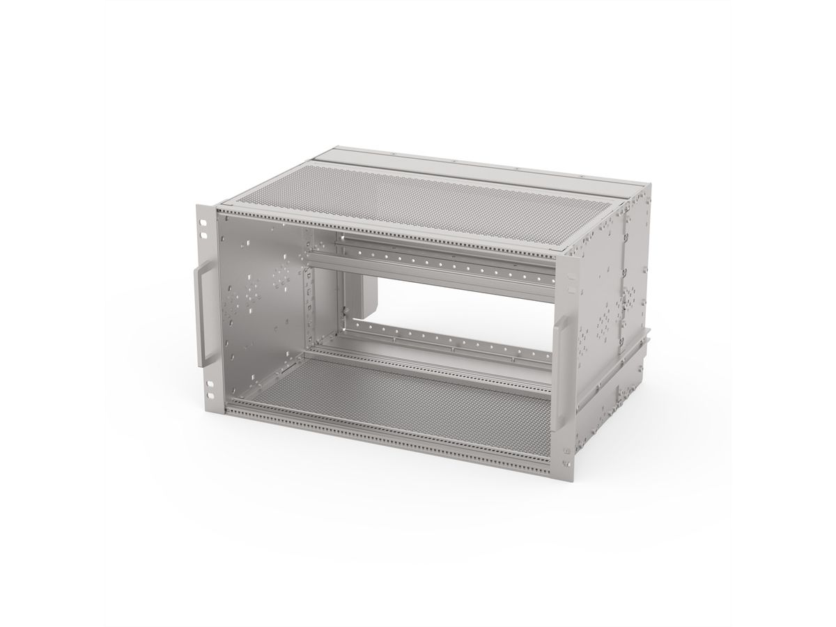 SCHROFF EuropacPRO 19" Kit de bacs à cartes pour le ferroviaire, blindé, SNCF, 6 U, 84 CV, 320 mm