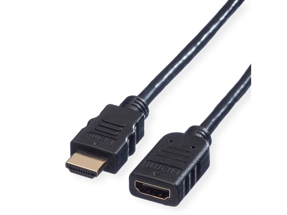 VALUE Câble HDMI High Speed avec Ethernet M/F, 1,5 m