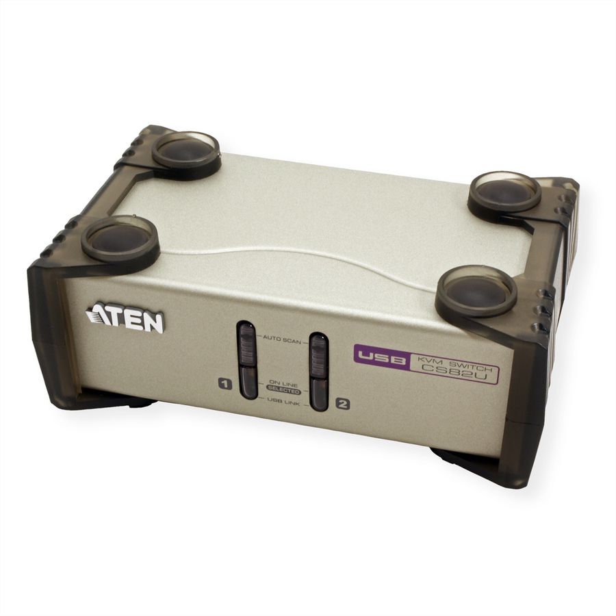 ATEN CS82U Switch KVM VGA, PS/2+USB, 2 ports