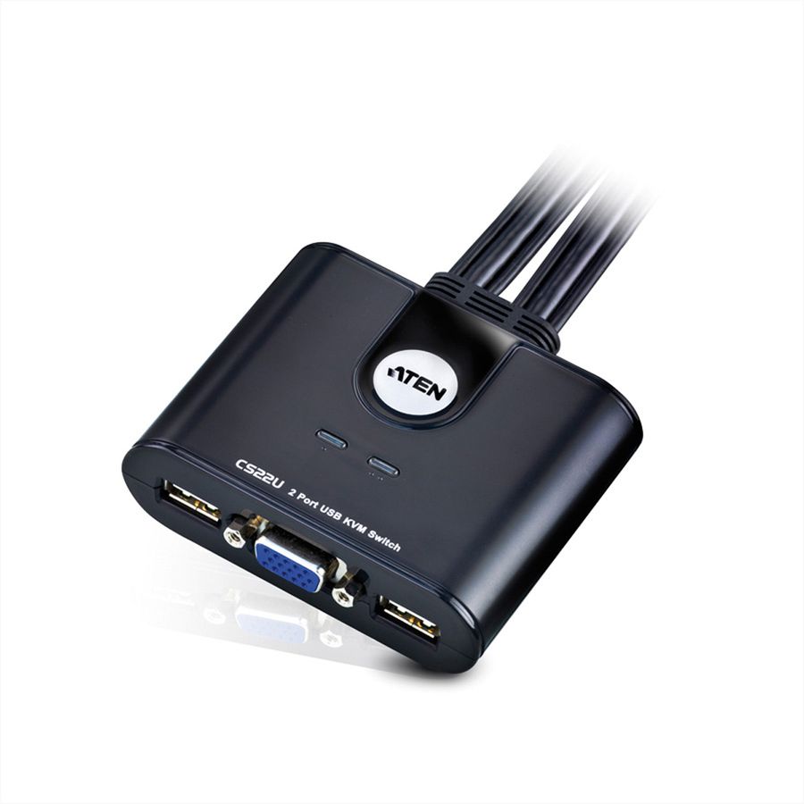 ATEN CS22U Switch KVM VGA, USB, 2 ports