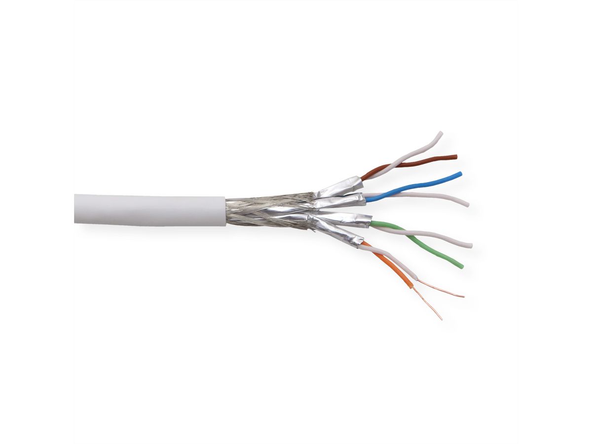 DRAKA UC HOME Cat.7 SS26 S/FTP 4P LSHF blanc, rouleau de 100m