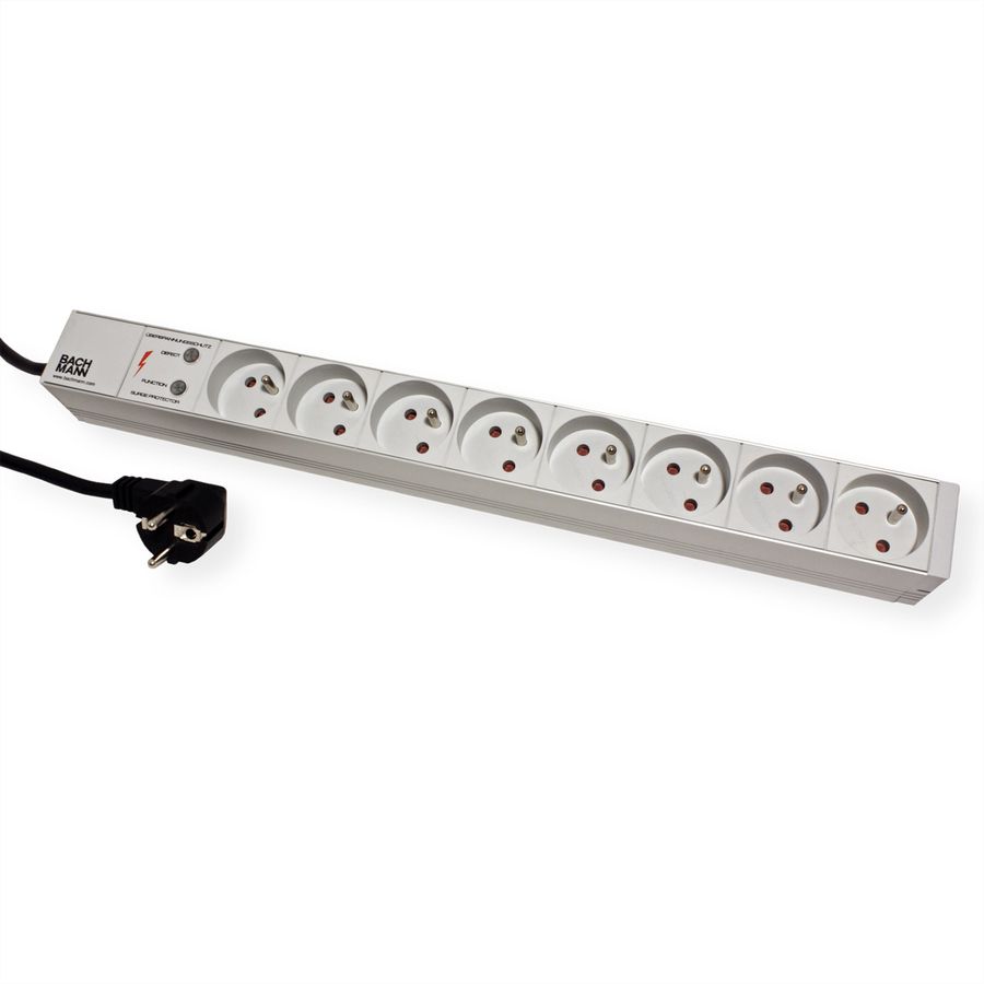 BACHMANN Multiprise PDU 19'' 8x 2P + T