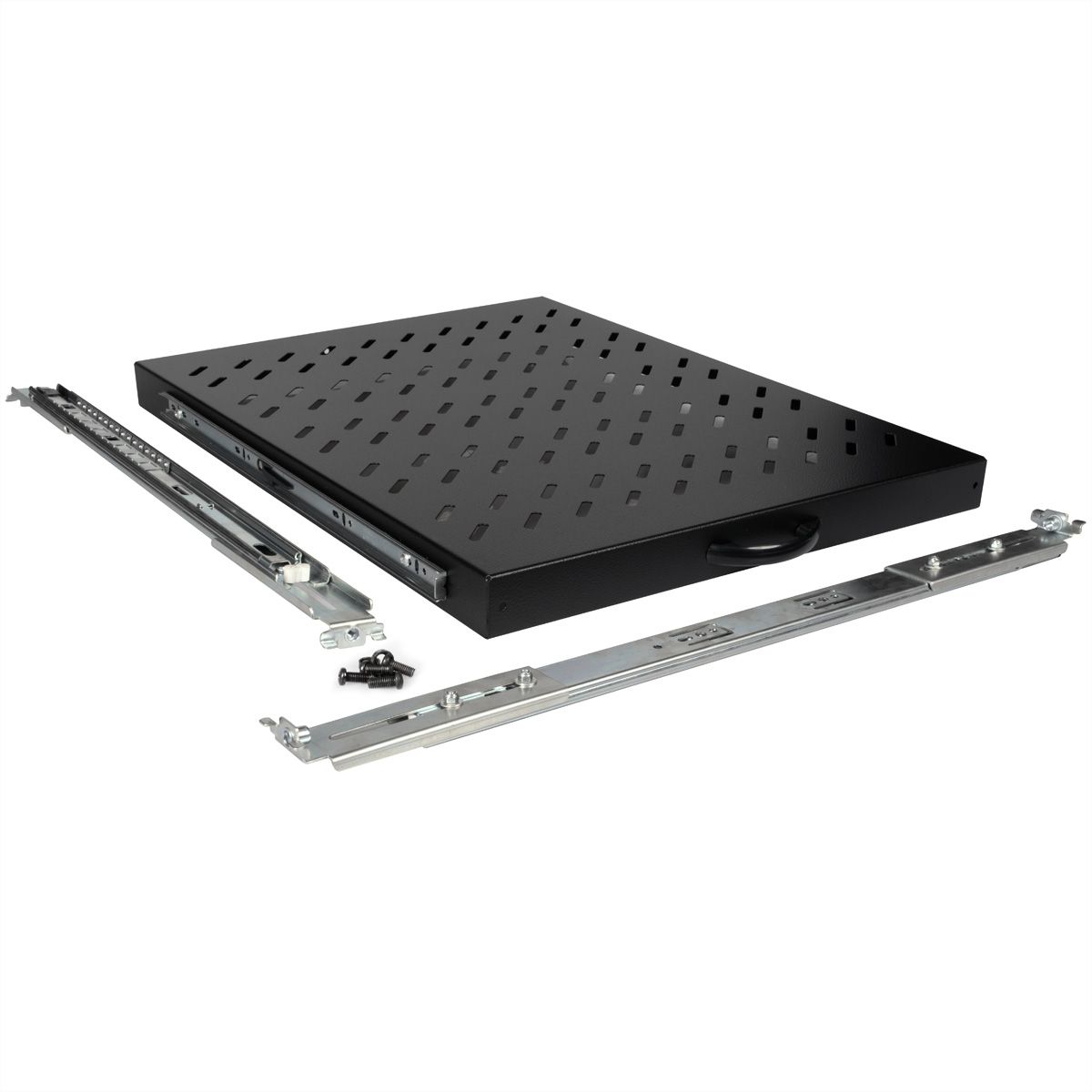 ROLINE 19" Etagère 1U, extractible 550P 25 kg noir