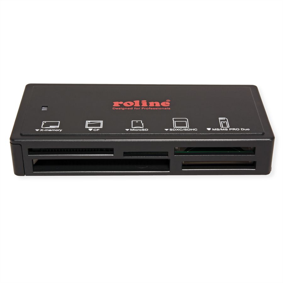 ROLINE Multi Card Reader USB 3.2 Gen 1, noir