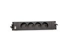 BACHMANN STEP BASE 4xUTE GST18, CEE 7/7 fiche de contact de protection C19 1m