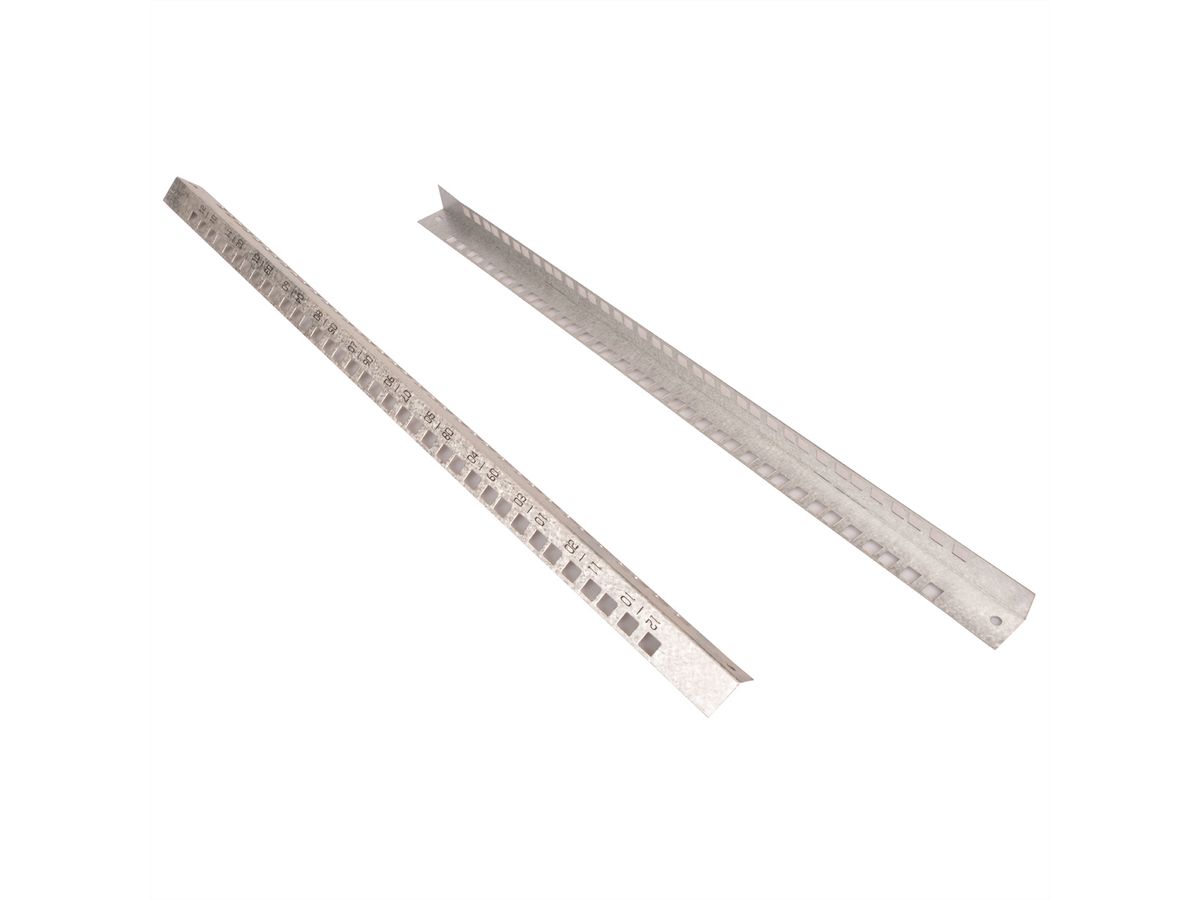 ROLINE 19" Kit de rails profilés ROLINE 4 U, pour boîtier mural Basic