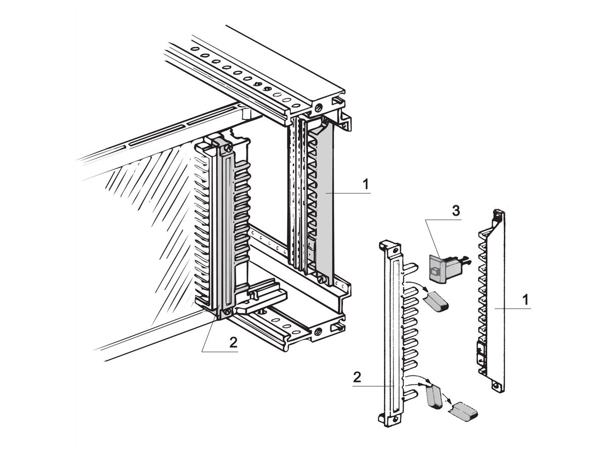 Bande de codage SCHROFF pour connecteur femelle