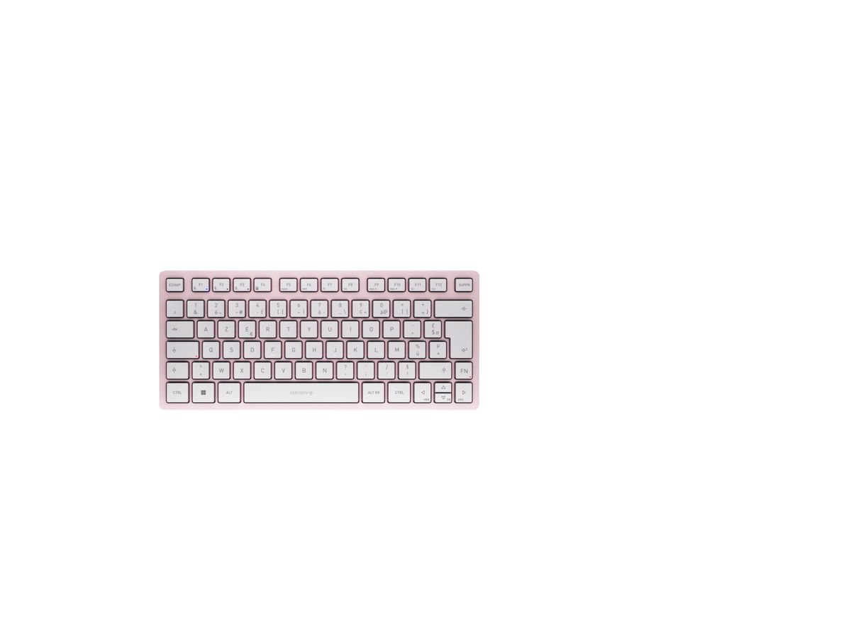 CHERRY KW 7100 MINI BT Clavier Bluetooth rose