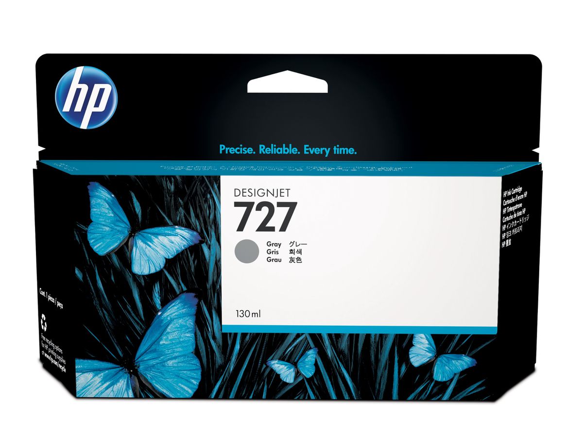 HP 727 cartouche d'encre DesignJet grise, 130 ml