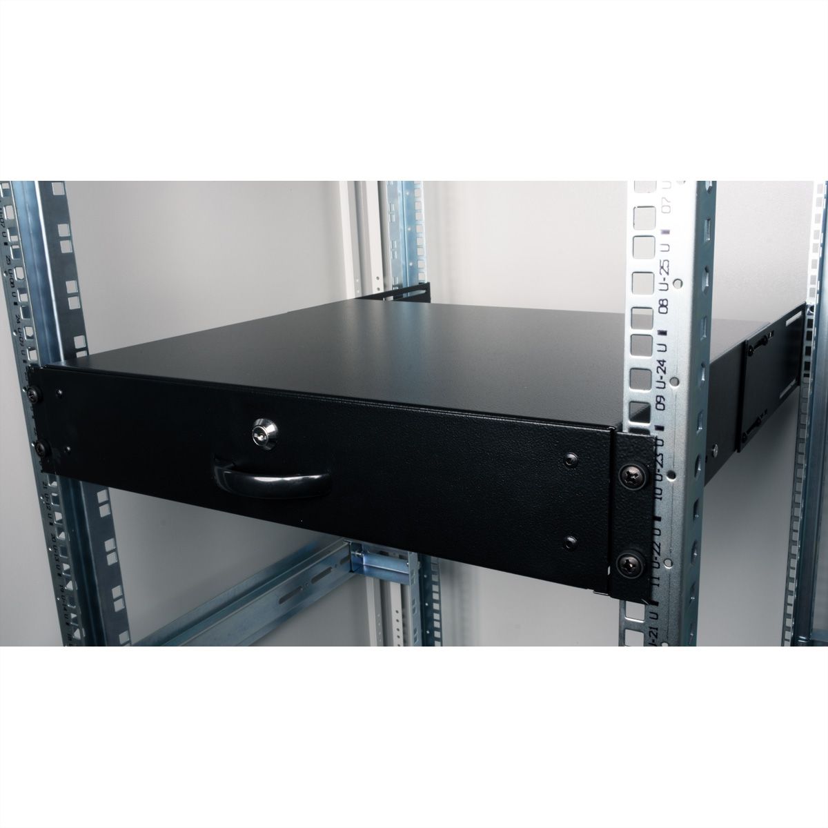 ROLINE 19" Tiroir pour clavier 2U, 400P verrouillable noir