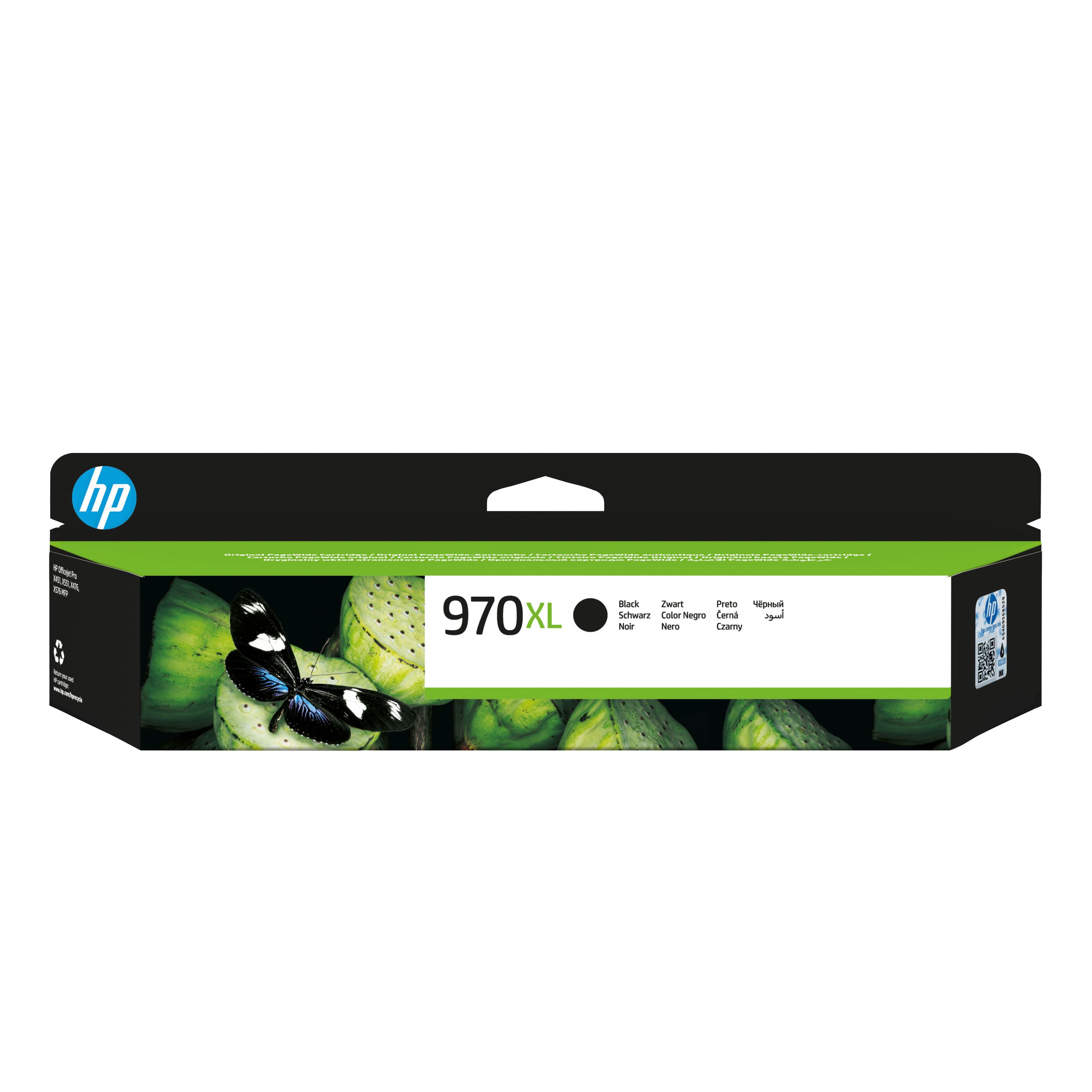 HP 970XL cartouche d'encre noir grande capacité authentique