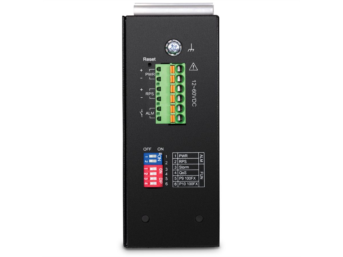TRENDnet TI-G102i Switch rail DIN industriel administrable L2 Gigabit à 10 ports