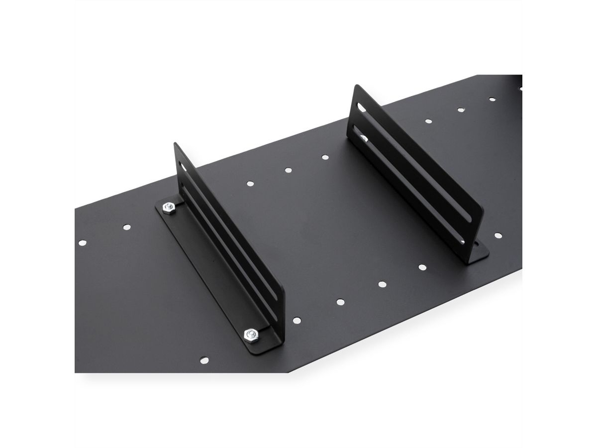 VALUE Etagère 19" avec 2 séparations amovibles, noir