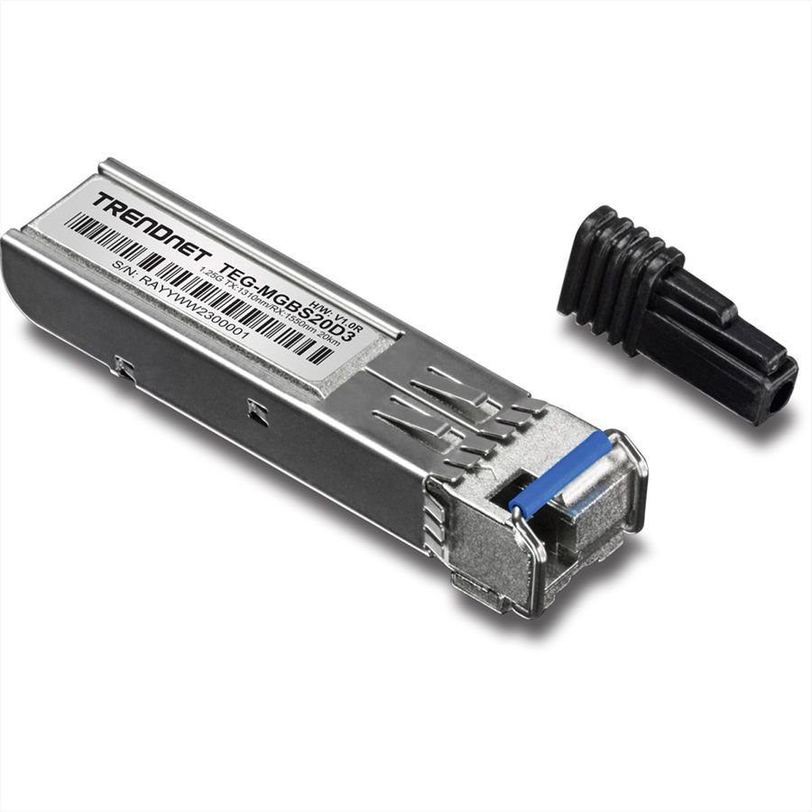 TRENDnet TEG-MGBS20D3 Mini-GBIC Dual Wavelength Single-Mode LC 1310 20KM