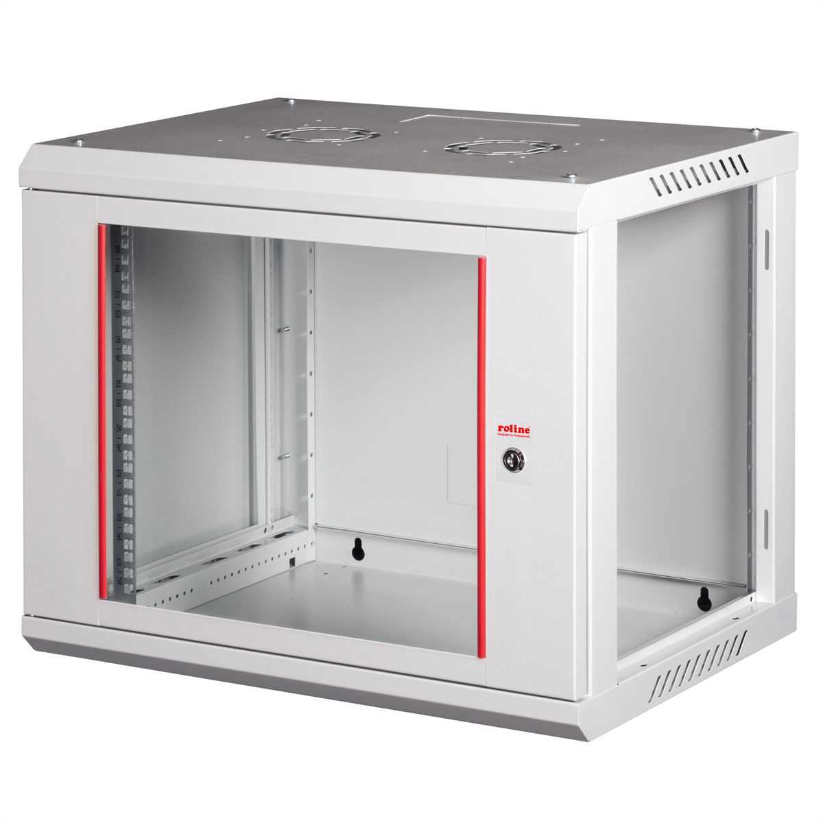 ROLINE 19" Boîtier mural Basic Plus 9U, 600x450 LxP gris