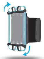 Mobilis ARM BAND 4-6IN . 6" Boîte à brassard Noir