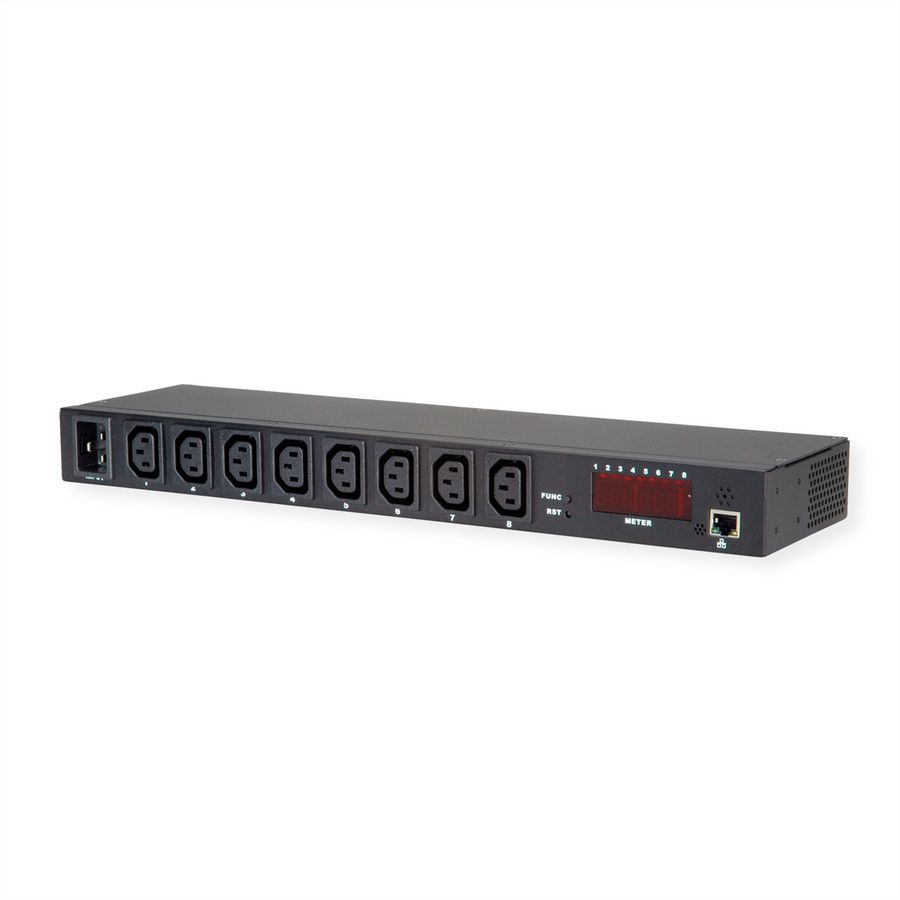 Value Multiprise 19'', commande via IP, 8 prises