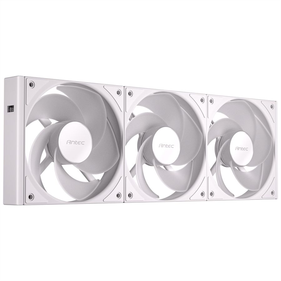 ANTEC C120R ARGB White Ventilateur de boîtier PC, pack de 3, blanc