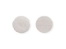 VELCRO® Boutons ronds 16mm x 16 blancs, crochets & velours autocollants