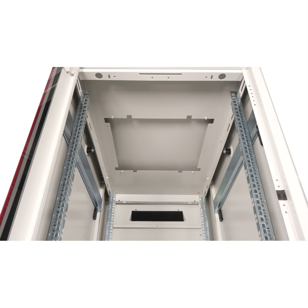 ROLINE 19" Baie réseau Pro 47U, 600x1000 LxP Porte verre gris