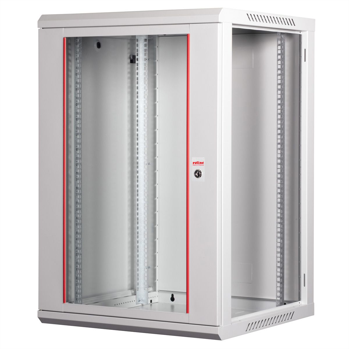 ROLINE 19" Boîtier mural Basic Plus 18U, 600x600 LxP gris