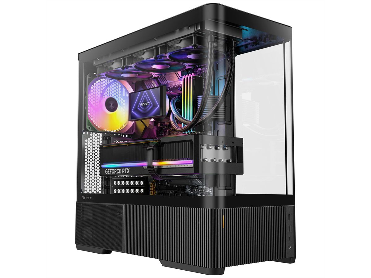 ANTEC Boîtier PC Constellation C6 Curve ARGB, format ATX Midi Tower, noir
