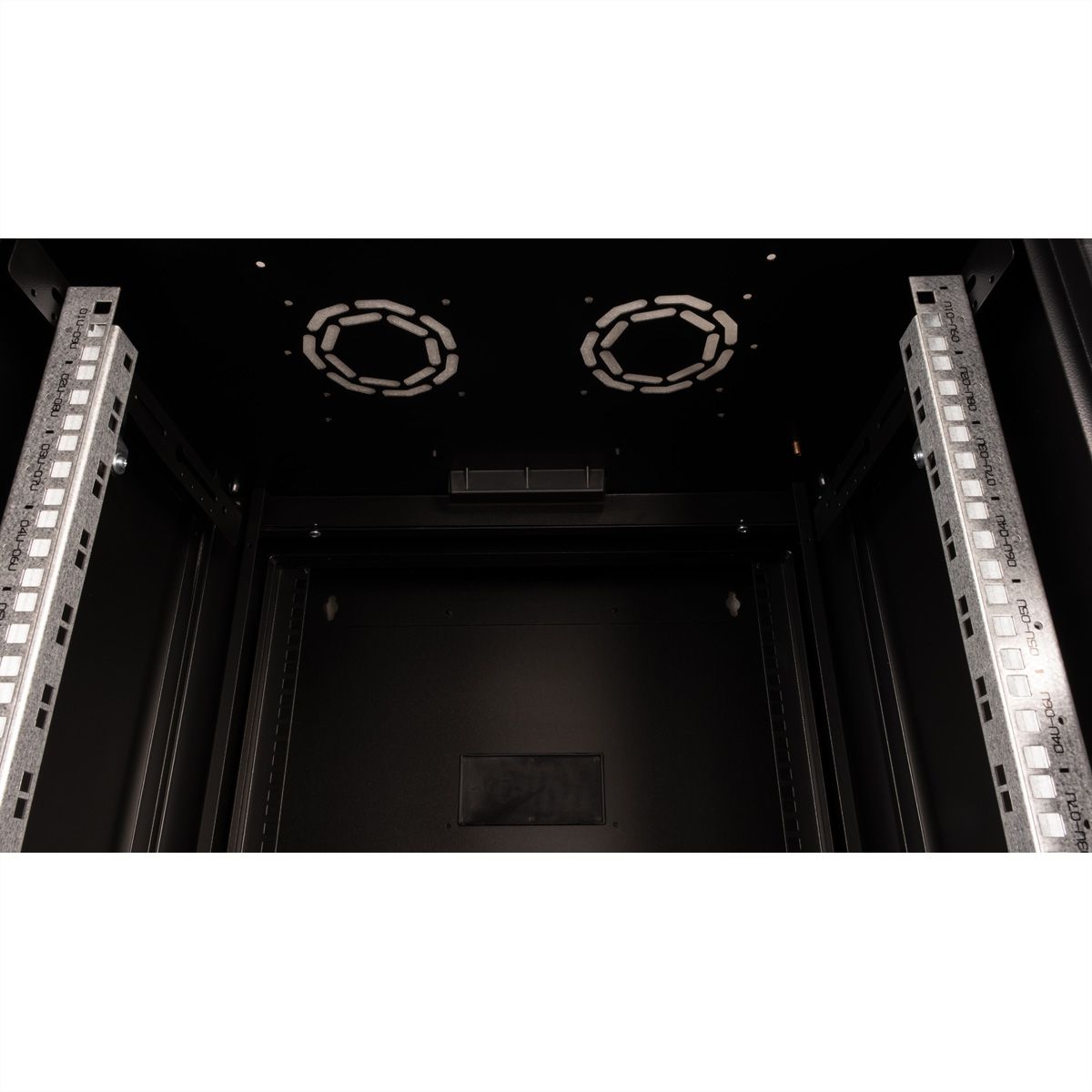 ROLINE 19" Boîtier mural Pro 9U, 600x600 LxP pivotant en 2 parties noir