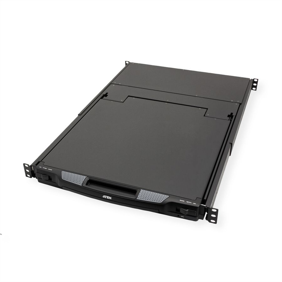 ATEN CL1308N Commutateur KVM, 48cm TFT, VGA, PS/2-USB, 8 ports, ES-Layout