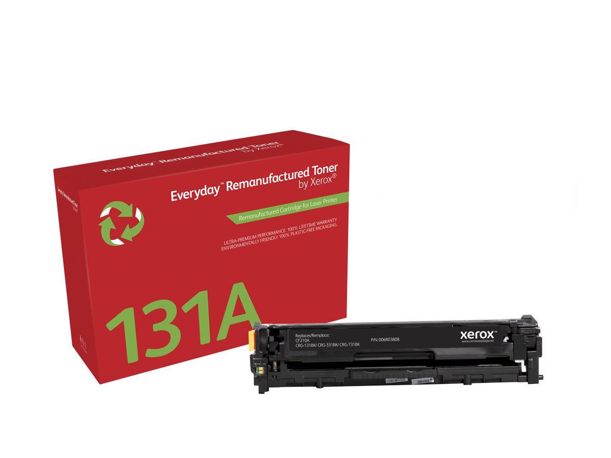 Remanufacturé Everyday Toner remanufacturé Noir Everyday™ de Xerox compatible avec HP 131A (CF210A), Capacité standard