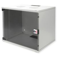 ROLINE 19" Boîtier mural Basic 9U, 540x400 LxP gris, EN KIT