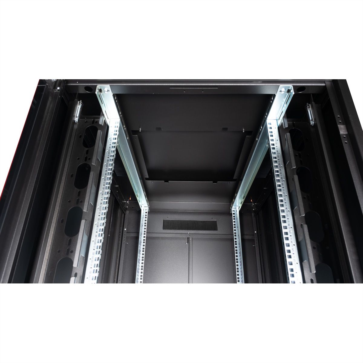 ROLINE 19" Baie réseau Pro 42U, 800x1200 LxP Porte verre noir