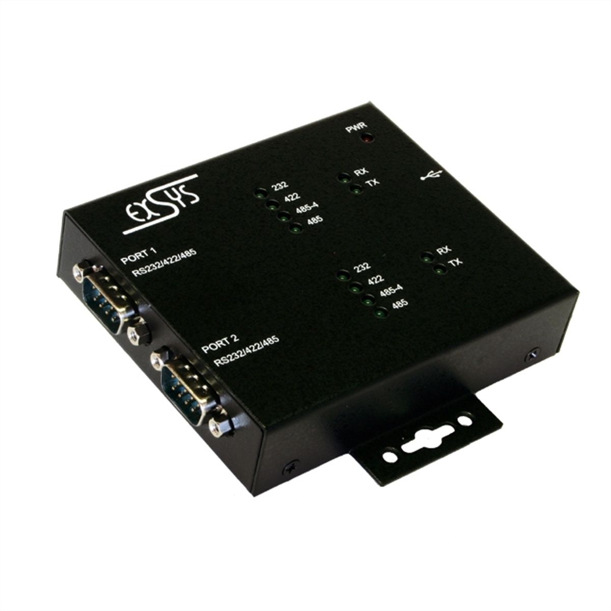 EXSYS EX-1333VIS USB 2.0 vers 2x série RS-232/422/485 , Protection contre les surtensions & isolation optique