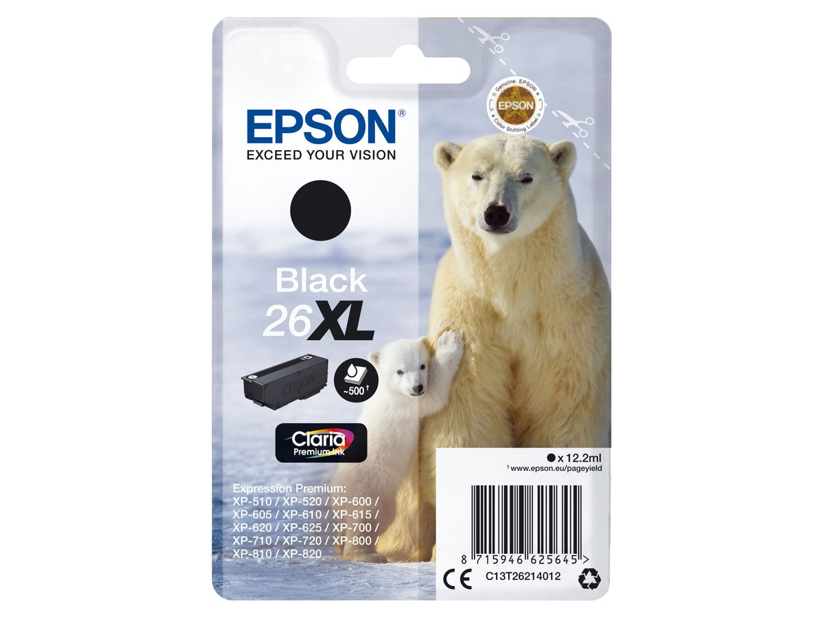 Epson Cartouche "Ours Polaire" - Encre Claria Premium N (XL)