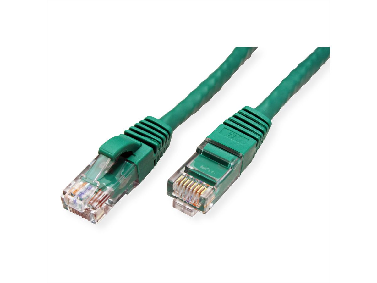 Cordon VALUE Cat.6A (Classe EA) / 10 Gigabit UTP, vert, 1,5 m