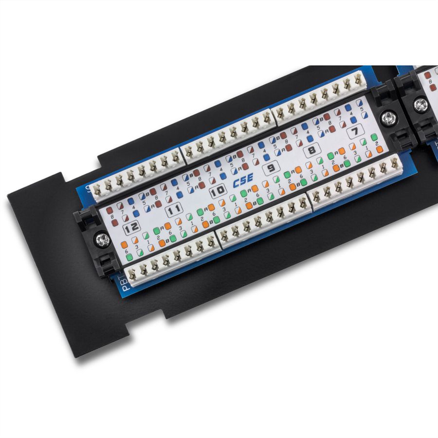 TRENDnet TC-P12C5V Tableau de connexion non blindé Cat5e à 12 ports et fixation murale