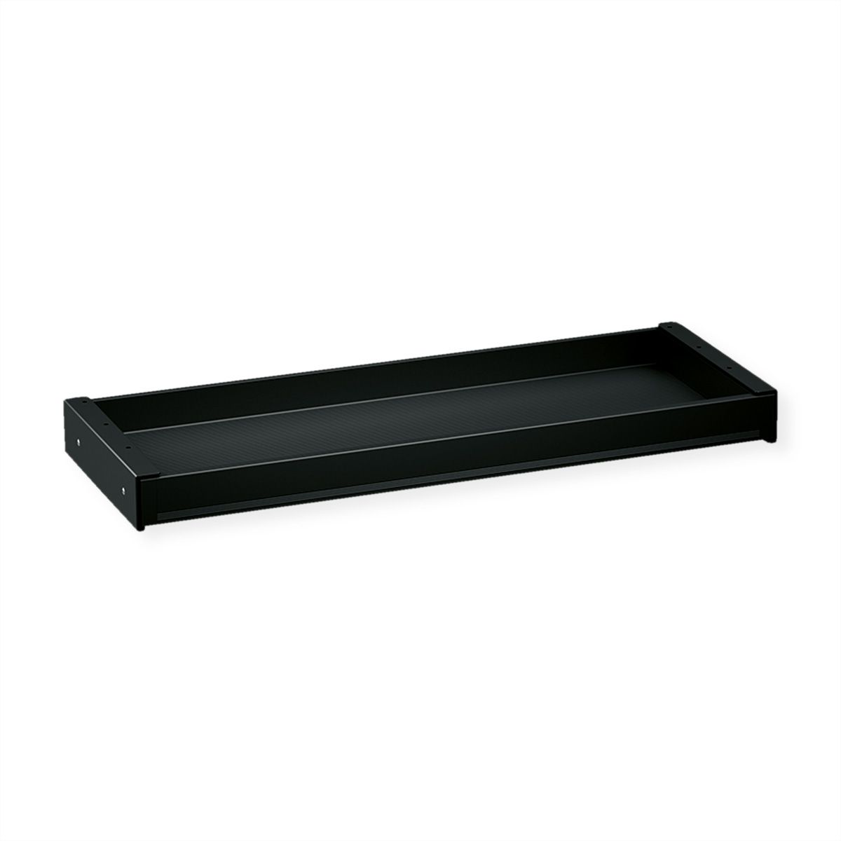VALUE Tiroir sous bureau ultra-mince, grand modèle, noir