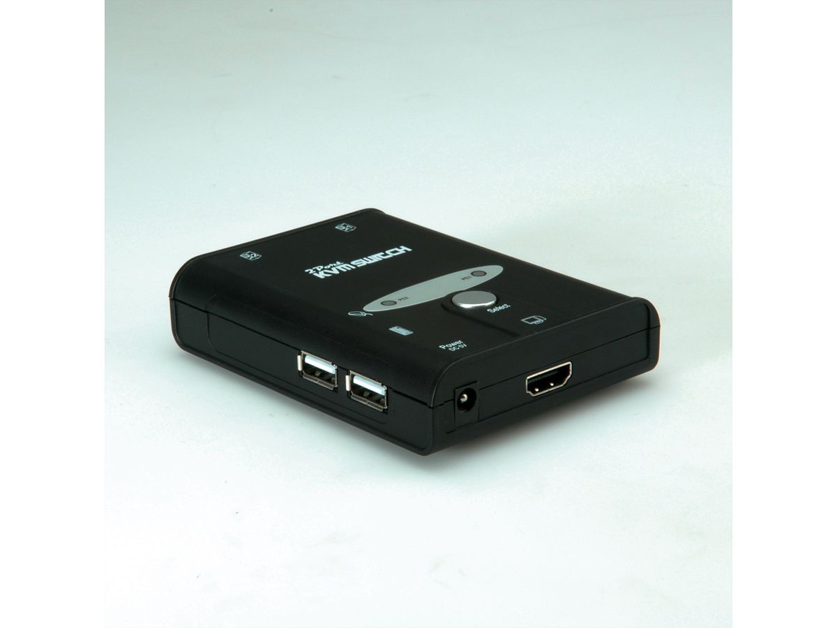 VALUE Switch KVM "Star", 1U - 2 PCs, HDMI, USB