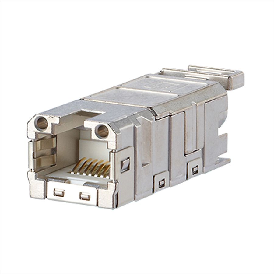 BTR E-DAT Industry RJ45 field jack insert Cat.6 Class EA, T568A