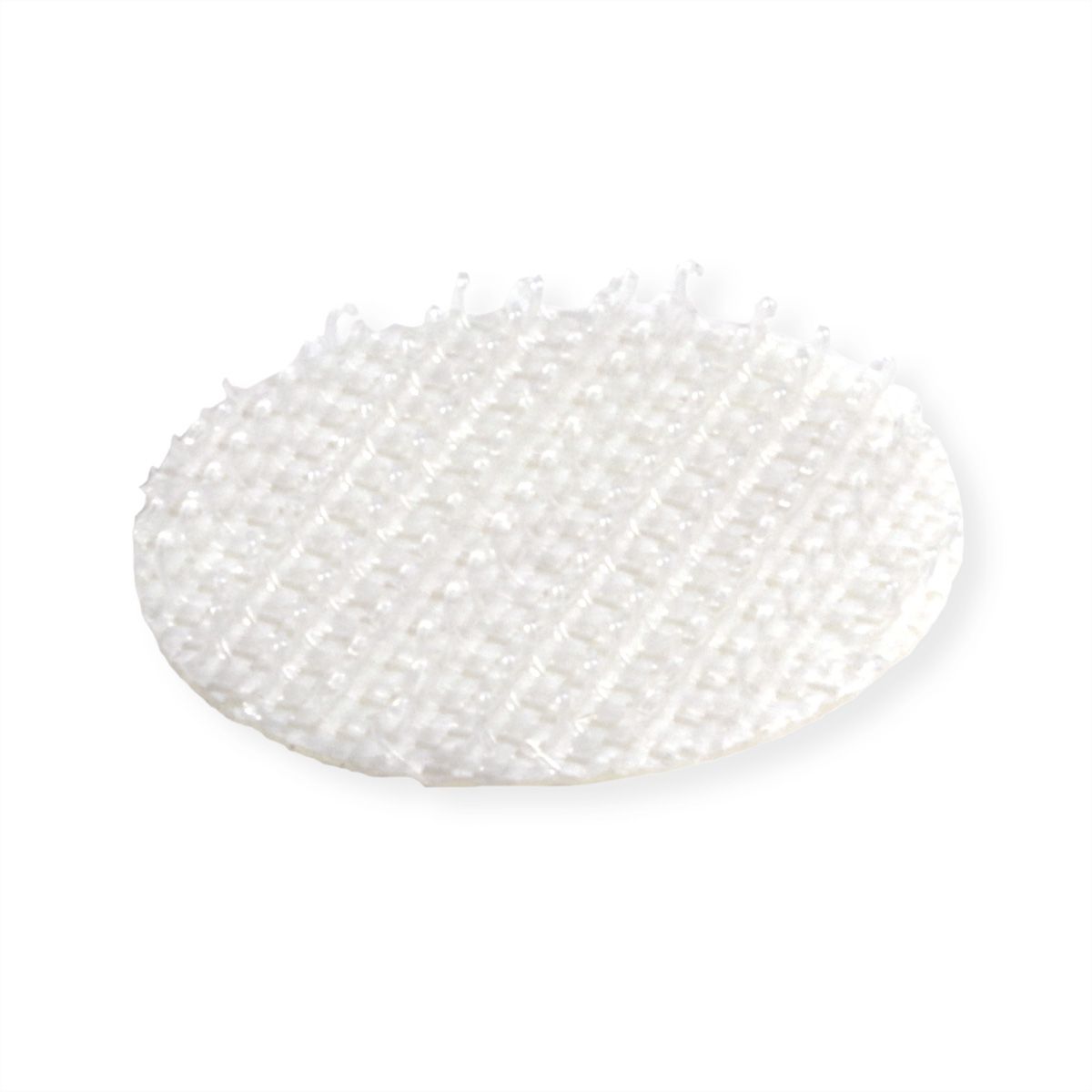 VELCRO® Boutons ronds 19mm x 125 blancs, crochets autocollants