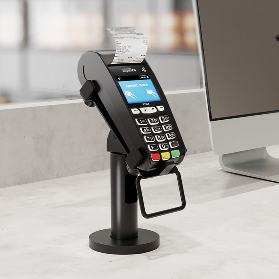 ROLINE Support universel pivotant/inclinable pour terminal de cartes de crédit