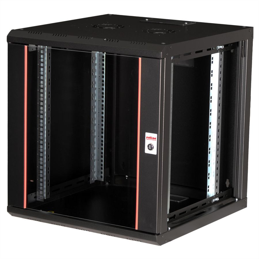 ROLINE 19" Boîtier mural Pro 12U, 600x600 LxP noir