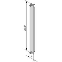 Panneau de remplissage AdvancedTCA SCHROFF, sans déflecteur d'air, 8 U, 6 CV, profilé alu