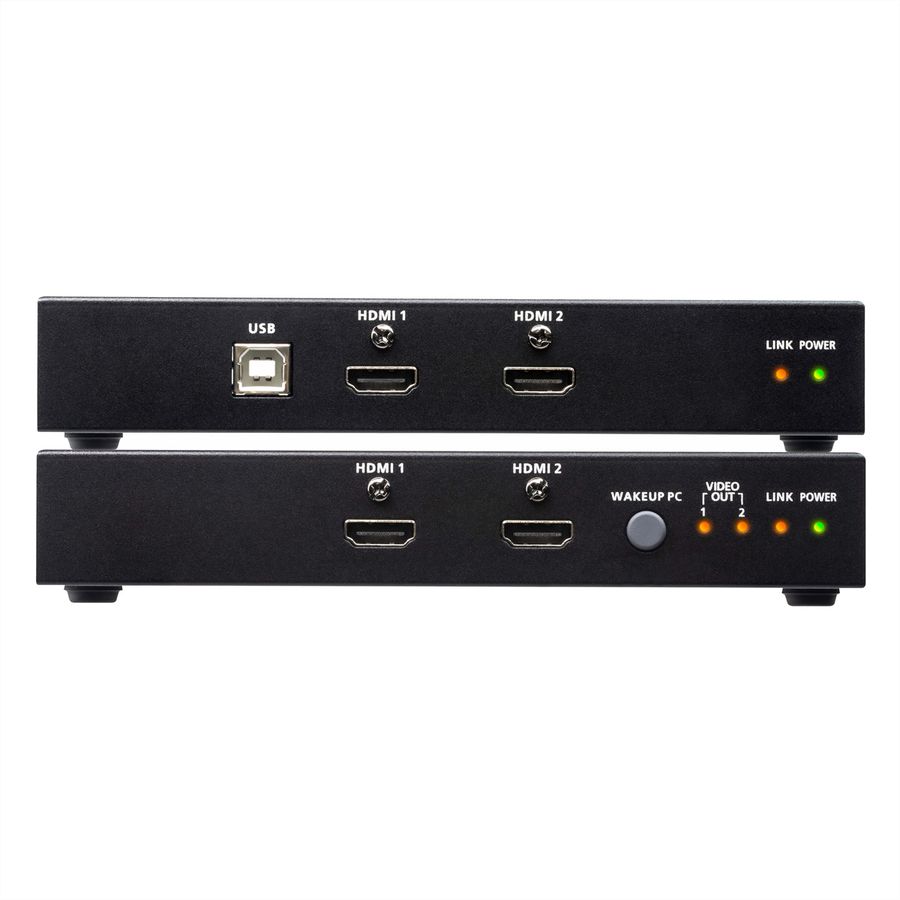 ATEN CE824 Extension KVM USB HDMI Double affichage HDBaseT™ 2.0, 4K@100m pour Vue unique