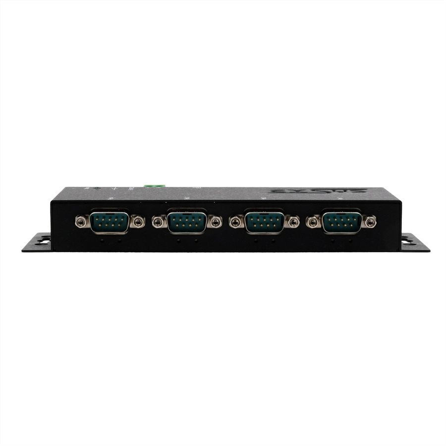 EXSYS EX-6124-2PoE Ethernet vers 4x RS-232/422/485 PoE avec connecteur 9 broches