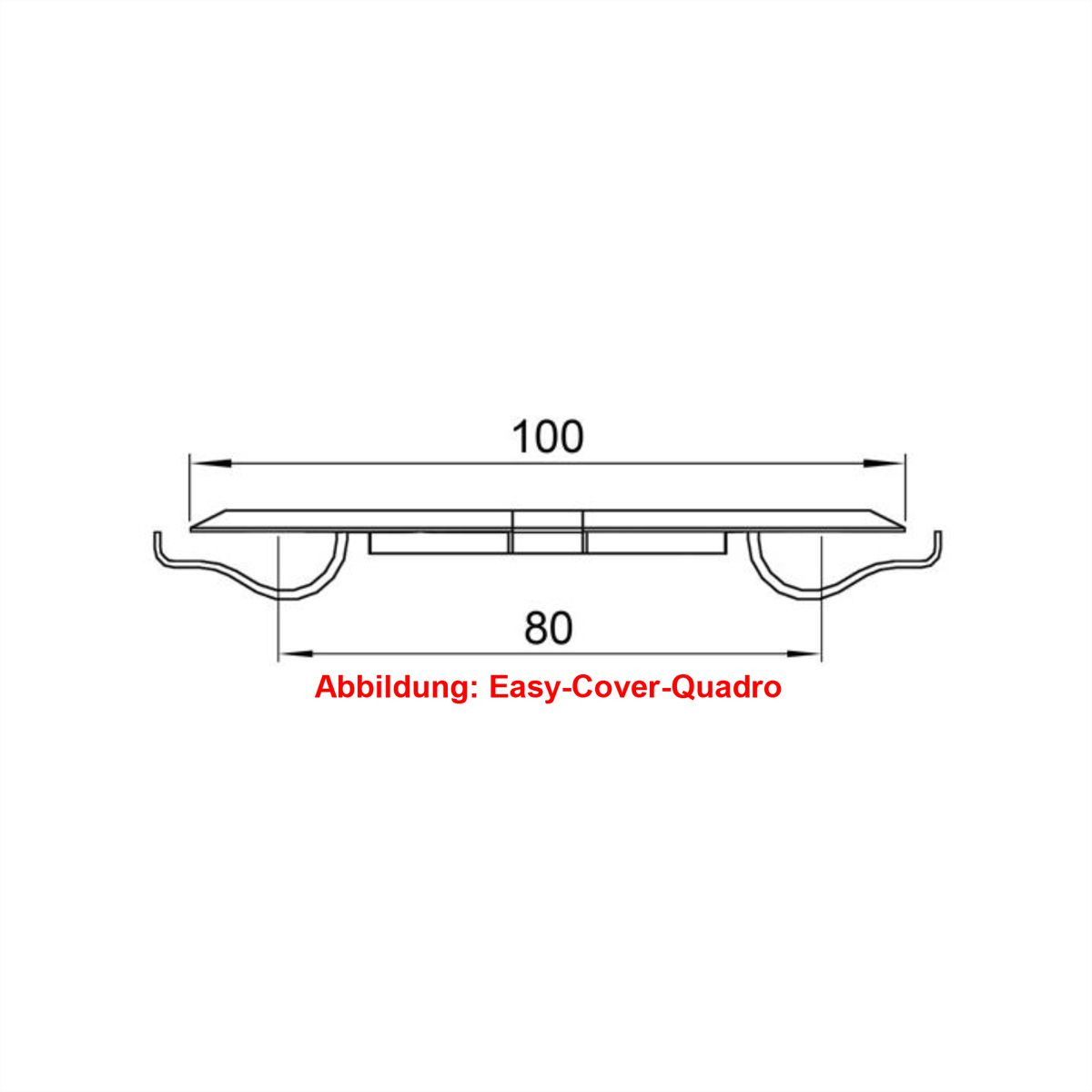 BACHMANN Easy-Cover-Quadro noir