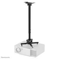 Neomounts CL25-550BL1 Support de plafond pour vidéoprojecteur - h74.5-114.5 cm - installation facile - orientable